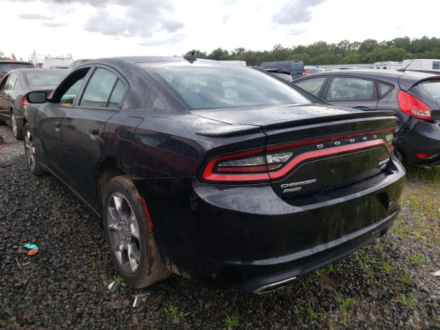 2C3CDXJG0GH116329 - 2016 DODGE CHARGER SXT BLACK photo 3