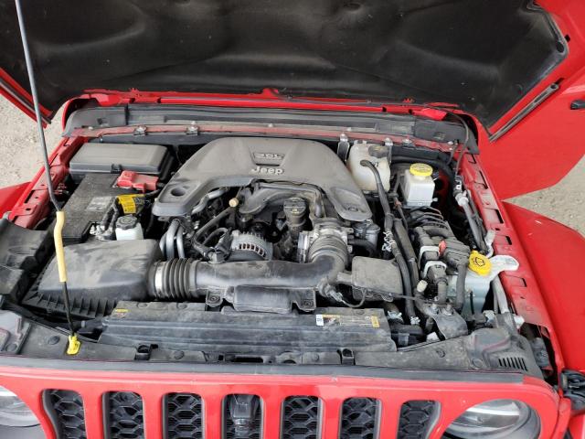 1C6JJTEG4ML600203 - 2021 JEEP GLADIATOR MOJAVE RED photo 12