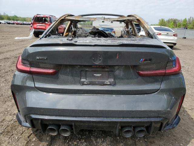 WBS43AY04PFP49550 - 2023 BMW M3 COMPETITION GRAY photo 6