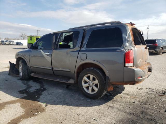 5N1BA0ND9EN609711 - 2014 NISSAN ARMADA SV BLUE photo 2