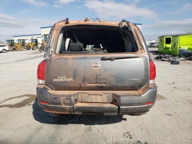 5N1BA0ND9EN609711 - 2014 NISSAN ARMADA SV BLUE photo 6