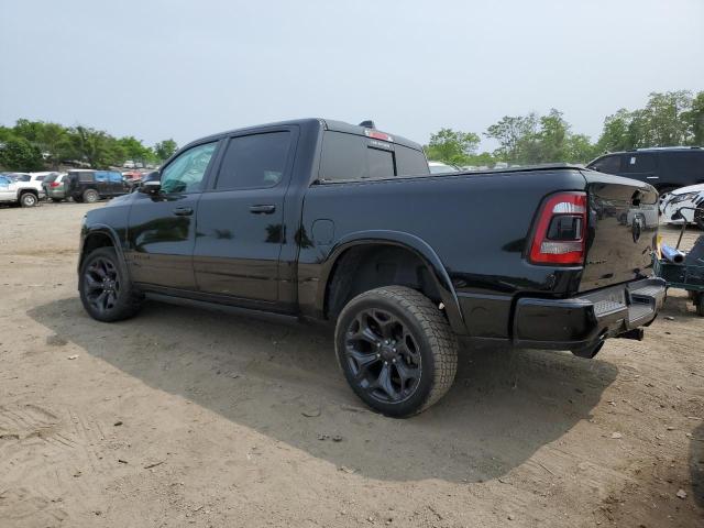 1C6SRFHT7LN357075 - 2020 RAM 1500 LIMITED BLACK photo 2