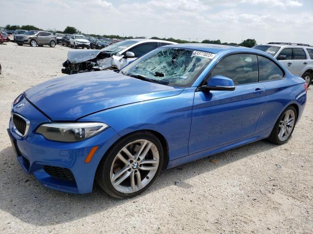 WBA1F5C52EVV99420 - 2014 BMW 228 I BLUE photo 1