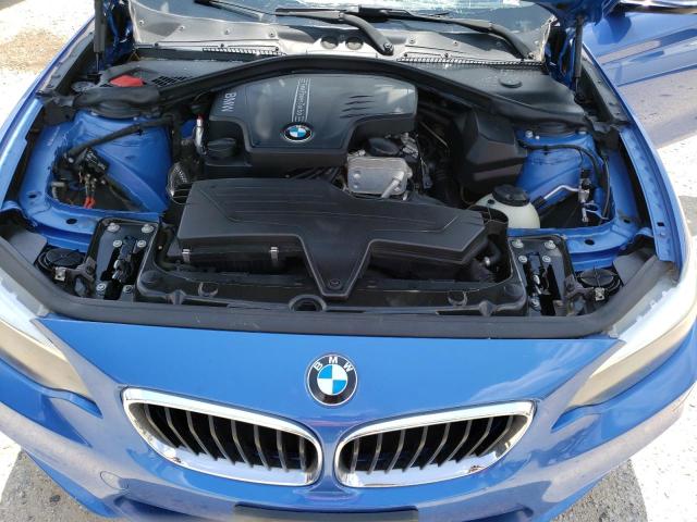 WBA1F5C52EVV99420 - 2014 BMW 228 I BLUE photo 11