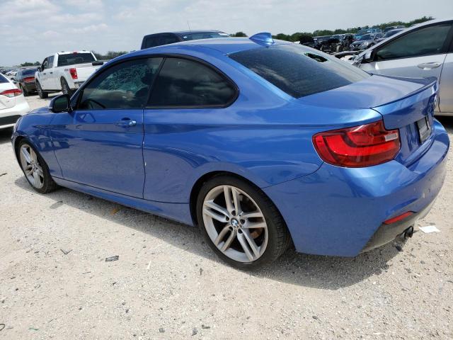 WBA1F5C52EVV99420 - 2014 BMW 228 I BLUE photo 2