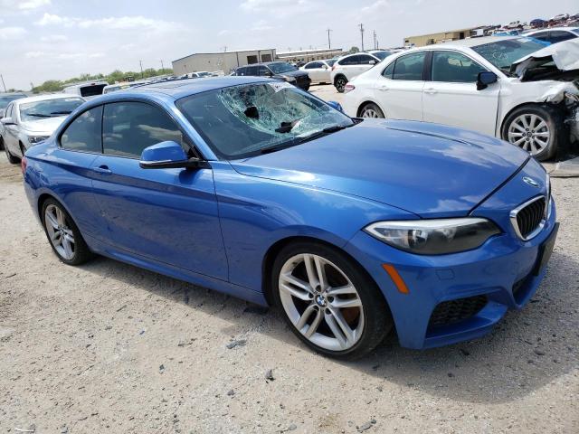 WBA1F5C52EVV99420 - 2014 BMW 228 I BLUE photo 4