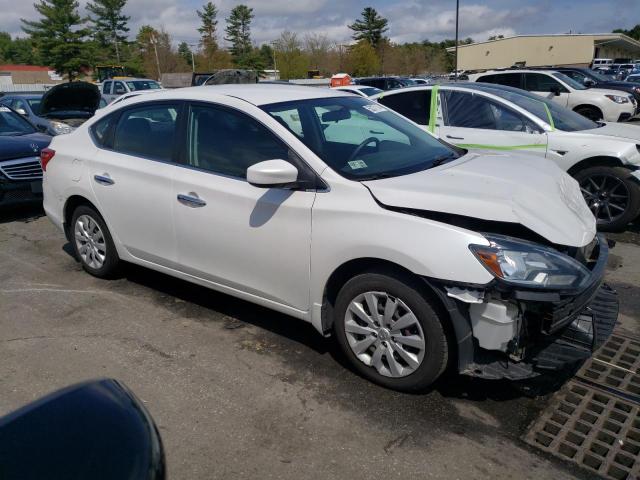 3N1AB7AP3HY369796 - 2017 NISSAN SENTRA S WHITE photo 4