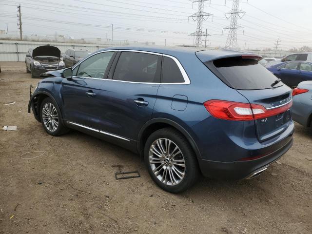 2LMPJ8LR7JBL26043 - 2018 LINCOLN MKX RESERVE Mavi fotoğraf 2