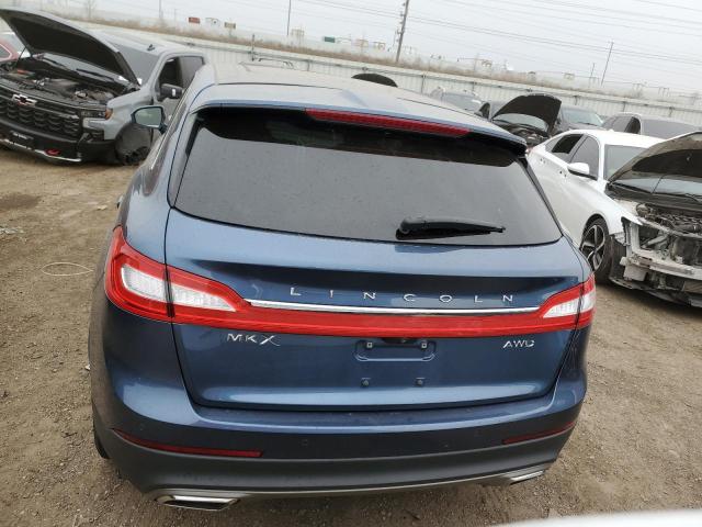 2LMPJ8LR7JBL26043 - 2018 LINCOLN MKX RESERVE Mavi fotoğraf 6
