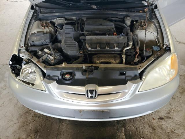 1HGEM22573L078827 - 2003 HONDA CIVIC LX SILVER photo 11