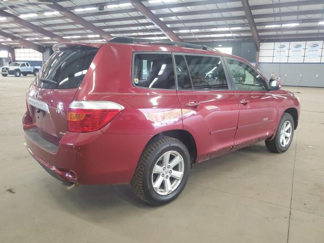 JTEES41A682050038 - 2008 TOYOTA HIGHLANDER BURGUNDY photo 3