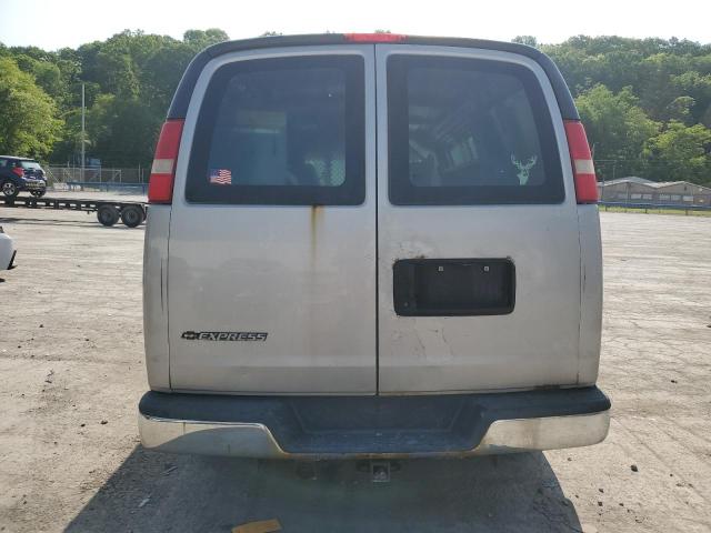 1GCFG154981108470 - 2008 CHEVROLET EXPRESS G1 SILVER photo 6