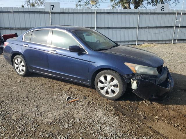 1HGCP36889A036129 - 2009 HONDA ACCORD EXL BLUE photo 4