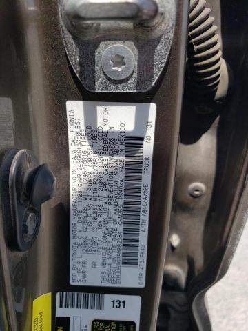 3TMJU62N39M082384 - 2009 TOYOTA TACOMA DOUBLE CAB PRERUNNER BROWN photo 12