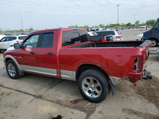 1D7RV1GT3AS103780 - 2010 DODGE RAM PICKUP RED photo 2