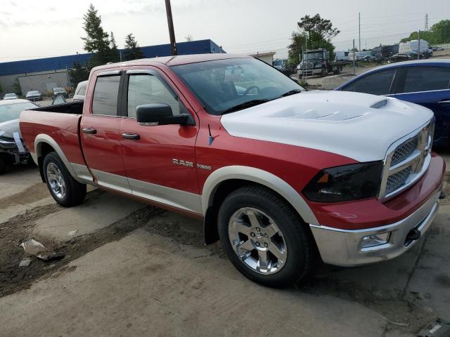 1D7RV1GT3AS103780 - 2010 DODGE RAM PICKUP RED photo 4