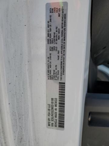 3C6LRVDG2ME518199 - 2021 RAM PROMASTER 2500 HIGH 白色 照片 12