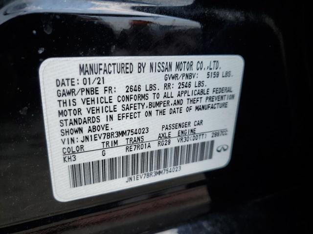 JN1EV7BR3MM754023 - 2021 INFINITI Q50 LUXE Qara foto 12