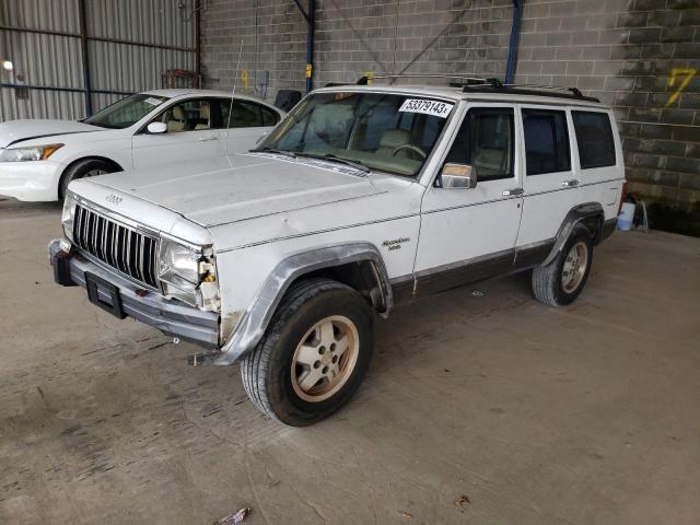 1J4FT58S2NL241238 - 1992 JEEP CHEROKEE LAREDO WHITE photo 1