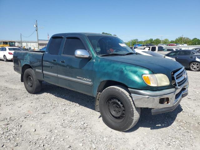 5TBRT34172S296792 - 2002 TOYOTA TUNDRA ACCESS CAB მწვანე ფოტო 4