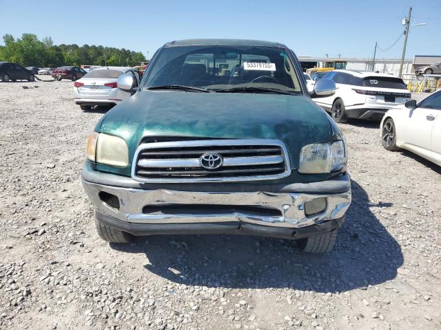 5TBRT34172S296792 - 2002 TOYOTA TUNDRA ACCESS CAB მწვანე ფოტო 5