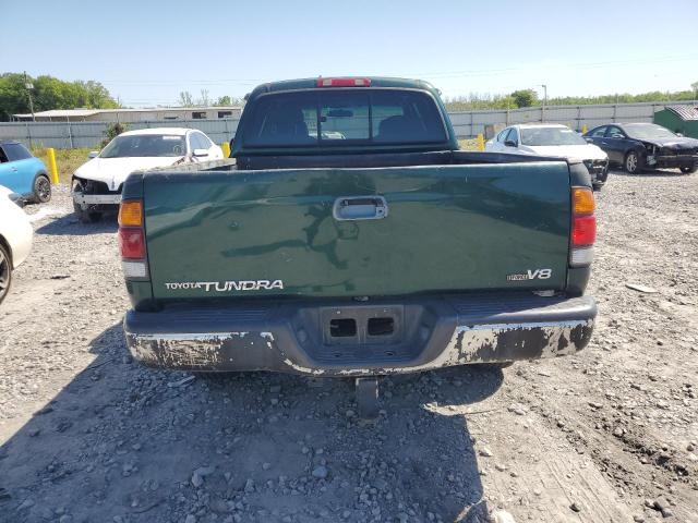 5TBRT34172S296792 - 2002 TOYOTA TUNDRA ACCESS CAB მწვანე ფოტო 6