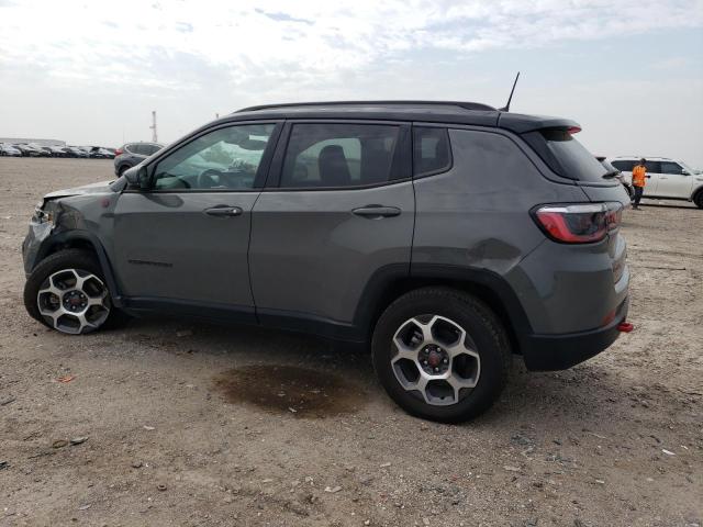 3C4NJDDB1NT115058 - 2022 JEEP COMPASS TRAILHAWK GRAY photo 2