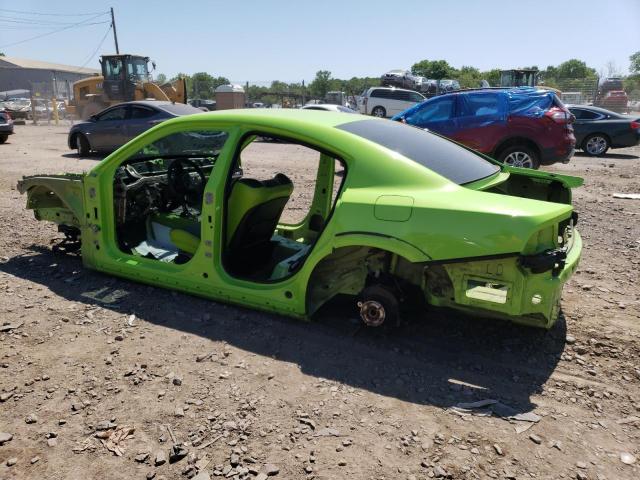 2C3CDXGJ2KH650542 - 2019 DODGE CHARGER SCAT PACK GREEN photo 2