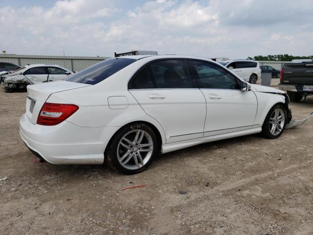 WDDGF4HB4DA858653 - 2013 MERCEDES-BENZ C 250 WHITE photo 3