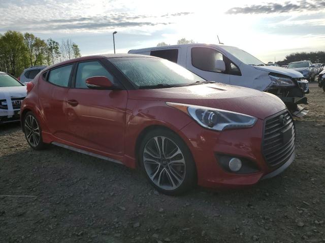 KMHTC6AE3GU255368 - 2016 HYUNDAI VELOSTER TURBO RED photo 4