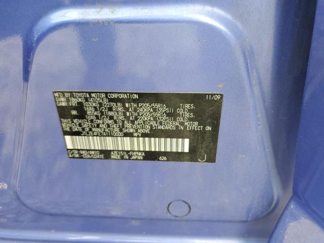 JTLZE4FE7A1110000 - 2010 TOYOTA SCION XB 紫色 照片 12