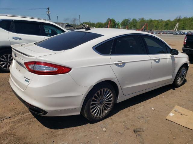 3FA6P0K93FR247318 - 2015 FORD FUSION TITANIUM WHITE photo 3