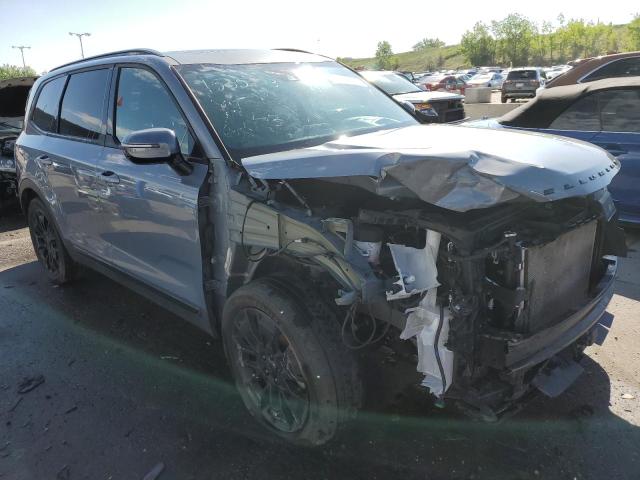 5XYP5DHC0MG163608 - 2021 KIA TELLURIDE SX GRAY photo 4