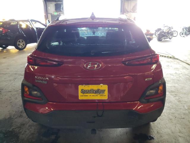 KM8K6CAA5MU748205 - 2021 HYUNDAI KONA SEL PLUS RED photo 6