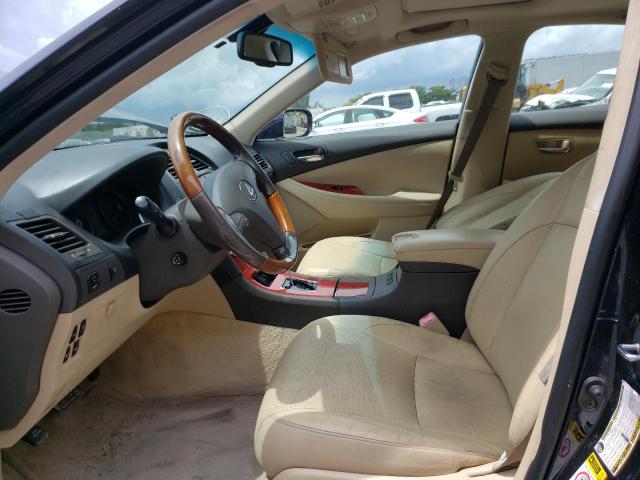 JTHBJ46G082168799 - 2008 LEXUS ES 350 BLUE photo 7