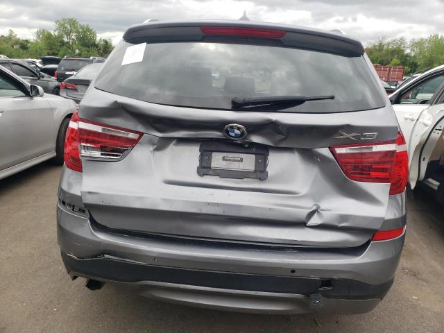 5UXWX9C55F0D62031 - 2015 BMW X3 XDRIVE28I GRAY photo 6