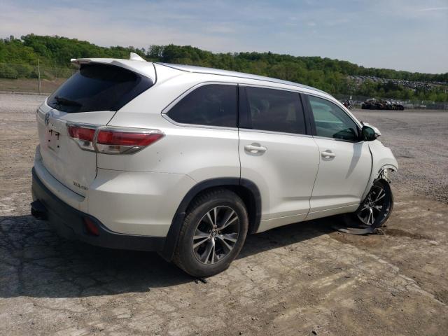 5TDJKRFH4GS299760 - 2016 TOYOTA HIGHLANDER XLE WHITE photo 3