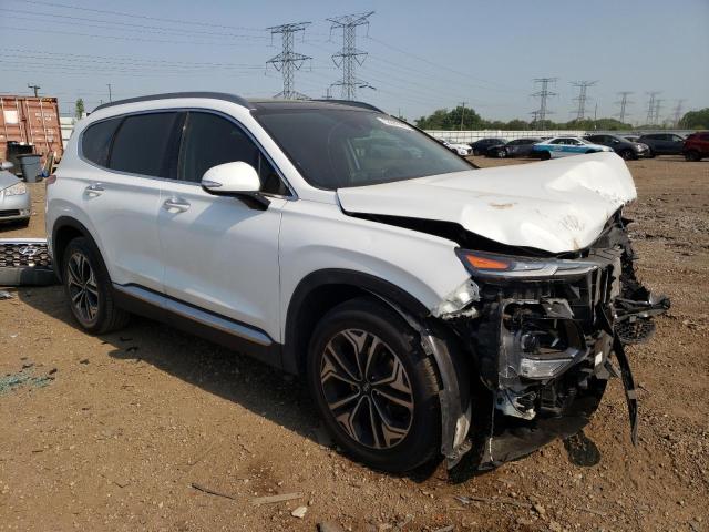 5NMS5CAA7KH112686 - 2019 HYUNDAI SANTA FE LIMITED WHITE photo 4