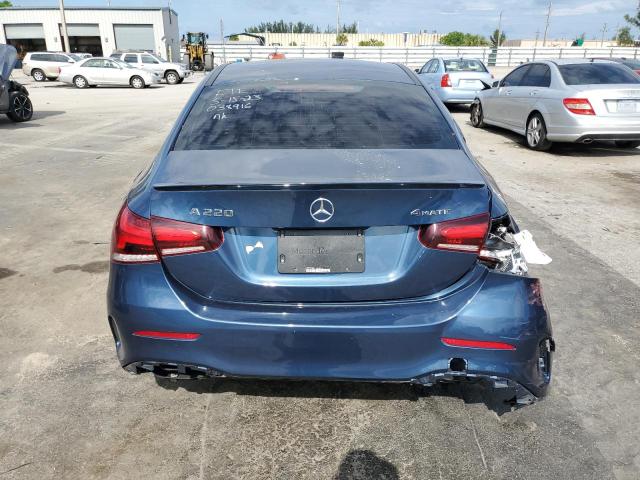 WDD3G4FB8LW038916 - 2020 MERCEDES-BENZ A 220 4MATIC BLUE photo 6