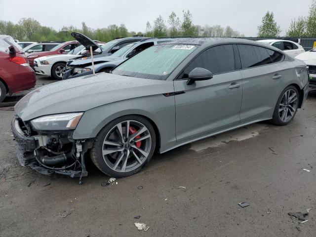 WAUC4CF56MA041784 - 2021 AUDI S5 PREMIUM PLUS ნაცრისფერი ფოტო 1