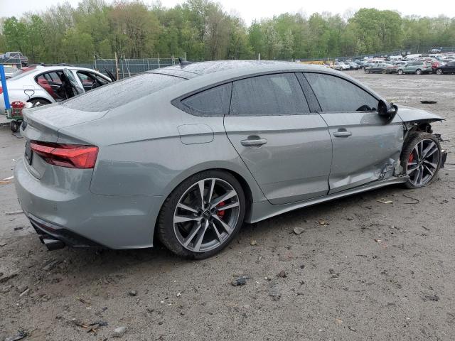 WAUC4CF56MA041784 - 2021 AUDI S5 PREMIUM PLUS ნაცრისფერი ფოტო 3