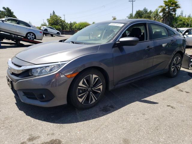 JHMFC1F36JX032368 - 2018 HONDA CIVIC EX GRAY photo 1