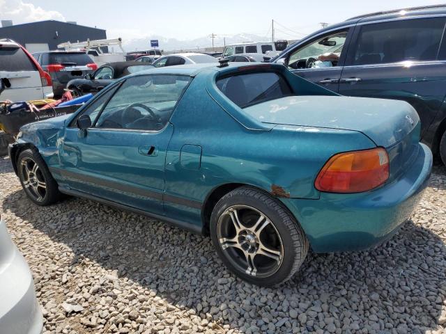 JHMEH6160SS008142 - 1995 HONDA CIVIC DEL SOL SI TURQUOISE photo 2