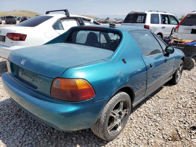 JHMEH6160SS008142 - 1995 HONDA CIVIC DEL SOL SI TURQUOISE photo 3