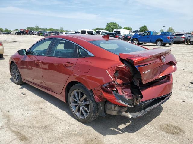 19XFC1F33KE016955 - 2019 HONDA CIVIC EX RED photo 2