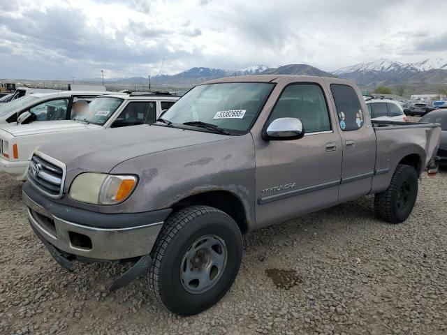 5TBRN34132S316823 - 2002 TOYOTA TUNDRA ACCESS CAB SR5 GRAY photo 1
