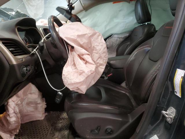 1C4PJMBS0GW359969 - 2016 JEEP CHEROKEE TRAILHAWK CHARCOAL photo 7