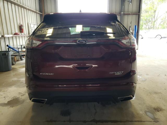 2FMPK4AP3GBC11094 - 2016 FORD EDGE SPORT BURGUNDY photo 6