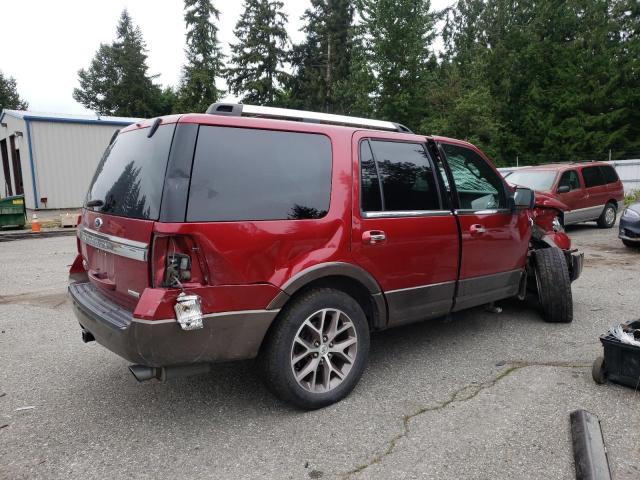 1FMJU1JT6FEF38068 - 2015 FORD EXPEDITION XLT RED photo 3