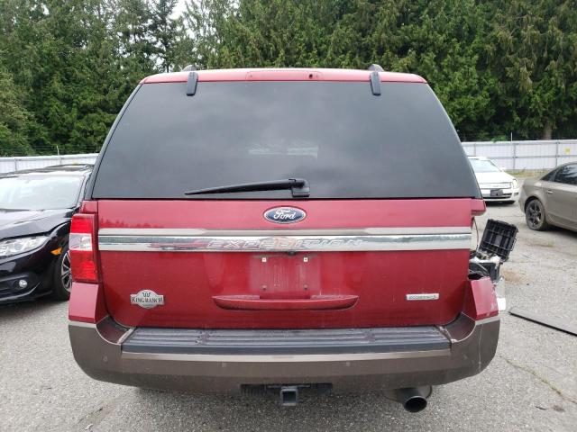 1FMJU1JT6FEF38068 - 2015 FORD EXPEDITION XLT RED photo 6